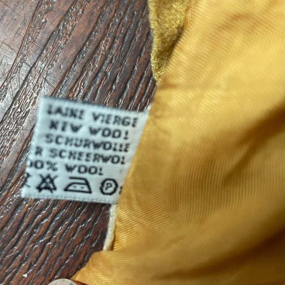 Billy Bonny Vintage Skirt Mustard Yellow Wool - Picture 4 of 5